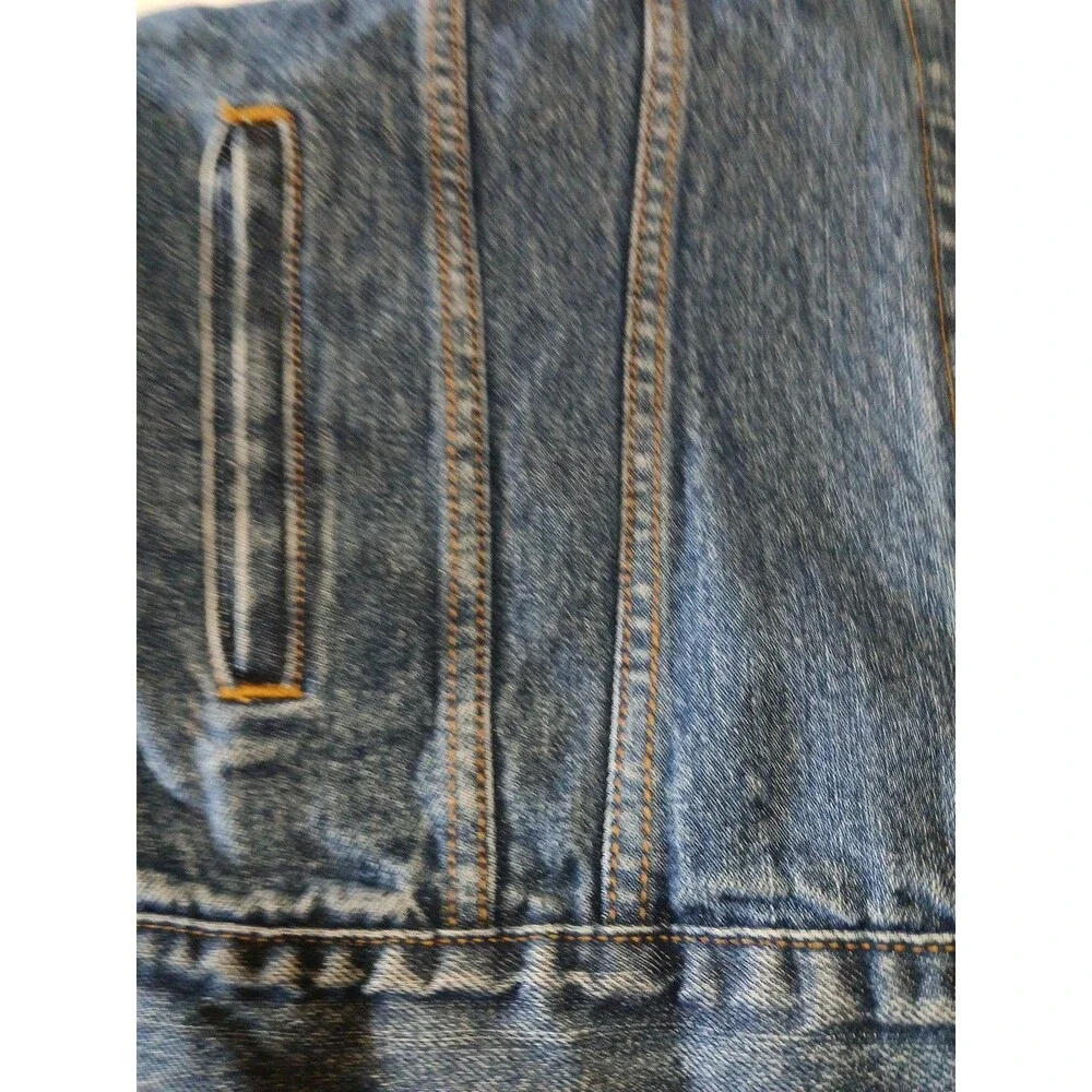 Levi Strauss Signature 1873 Men's Button-Up Denim Trucker Jean Jacket Blue XL